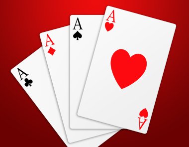 Poker aces clipart