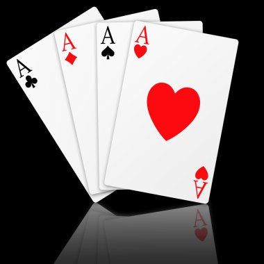 Poker aces clipart