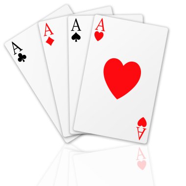 Poker aces clipart