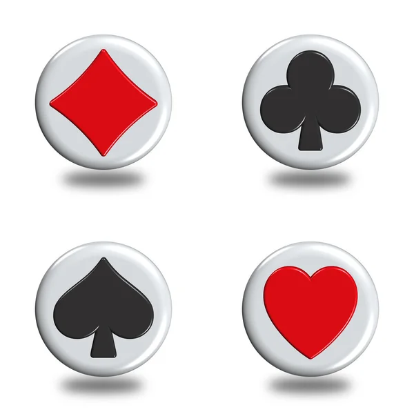 Poker signa — Stockfoto