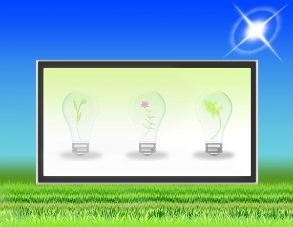 TV LCD a schermo piatto — Foto Stock