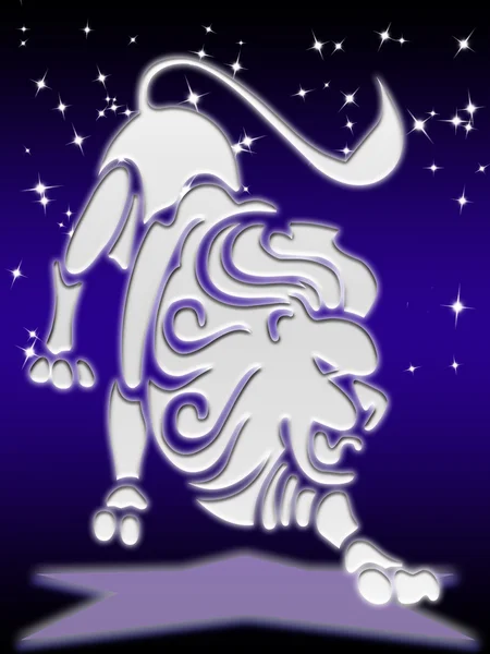 Знак зодиака Льва — стоковое фото