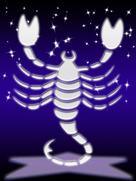 Знак зодиака Скорпиона — стоковое фото
