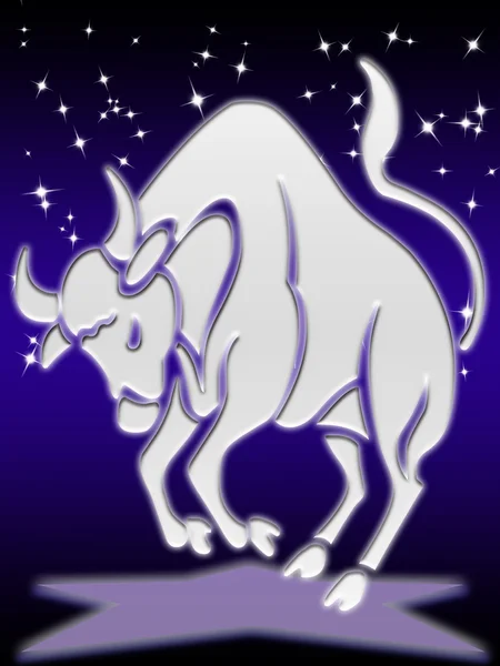 Taurus znamení zvěrokruhu — Stock fotografie