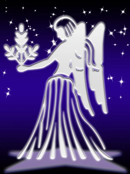Znak zodiaku Panny — Zdjęcie stockowe