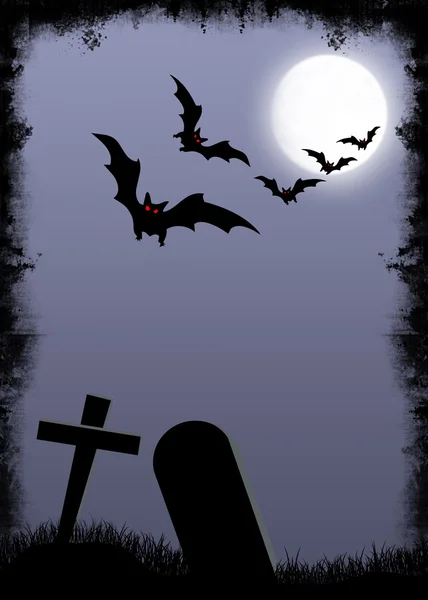 Halloween invitation card — Stockfoto