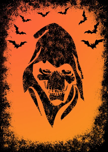 Halloween invitation card — Stock fotografie