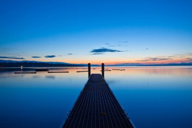 Pier and boats clipart