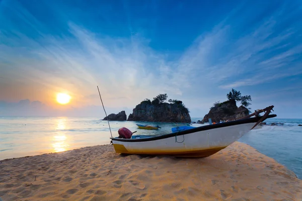 Malaysian Fishing Boats Sunrise — Stock Photo, Image