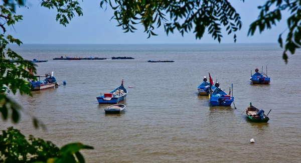 Malezya balıkçı tekneleri — Stok fotoğraf