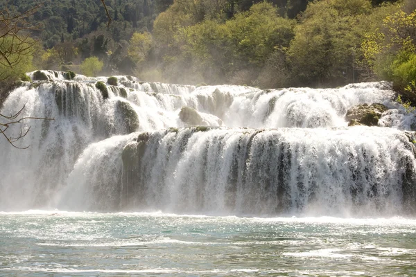 Cachoeira no Parque Nacional Krka — Fotografia de Stock