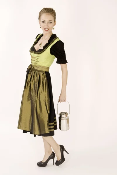 Баварский женский костюм — стоковое фото