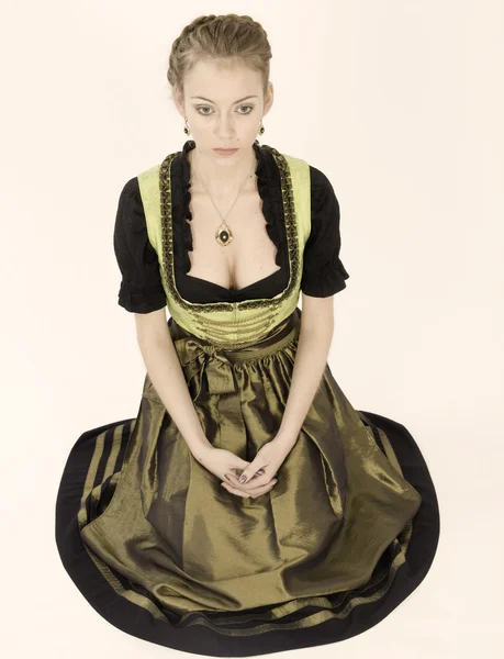 Zbožné bavorské žena — Stock fotografie