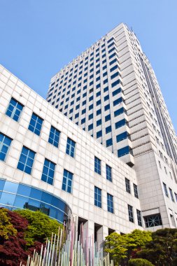 Modern office building in a sunny day