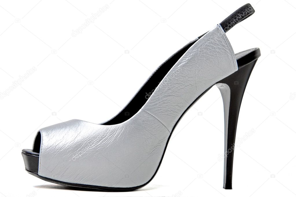 Silver shoe