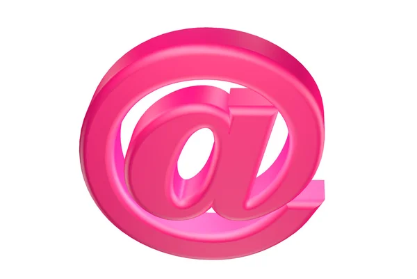 3D-s e-mail-szimbólum — Stock Fotó