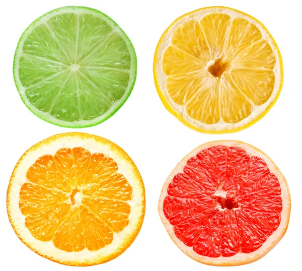 Plakjes citrus — Stockfoto