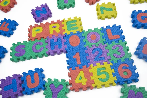 Preschool and Numbers — Stock Photo, Image