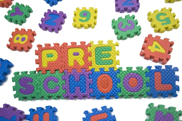 Preschool letters — Stock Photo, Image