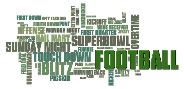 Football Word Cloud Stock Picture