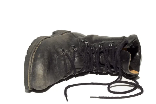 Schwarzer Stiefel — Stockfoto