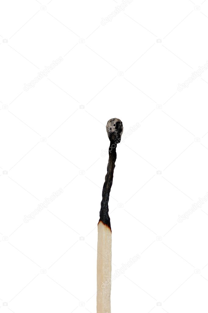 Burned match