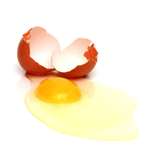 Huevo destruido — Foto de Stock
