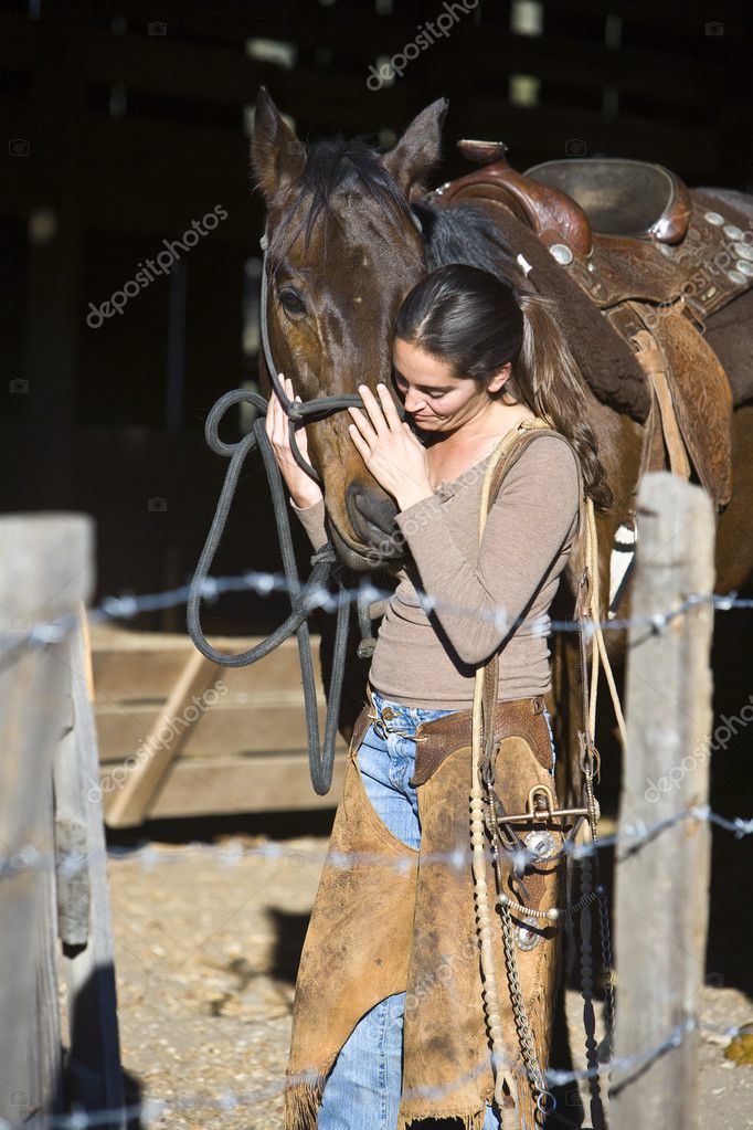 Female horse wrangler. Stock Photo by ©gregepperson 5896346