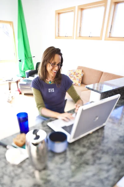 Working at home. — Stock Photo, Image