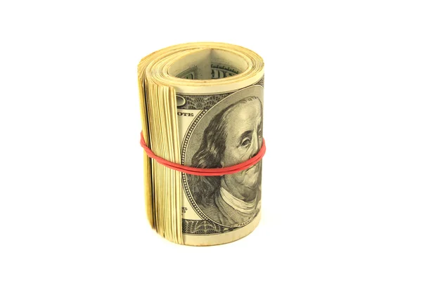 Rolka dolarów — Zdjęcie stockowe