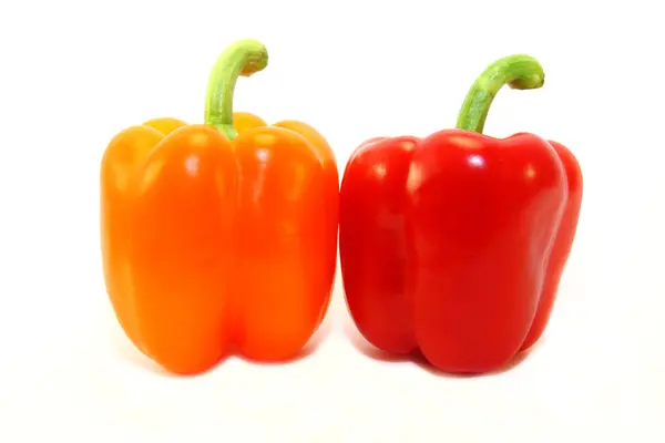 Rosa und rote Paprika — Stockfoto