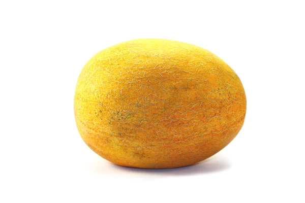 Melon izolowany na białym tle — Zdjęcie stockowe