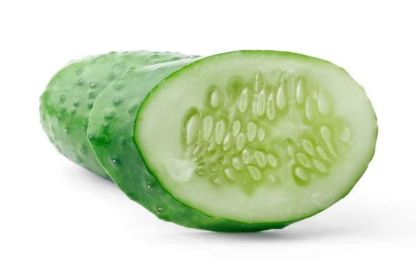 Cucumber and slice — Stock Photo, Image