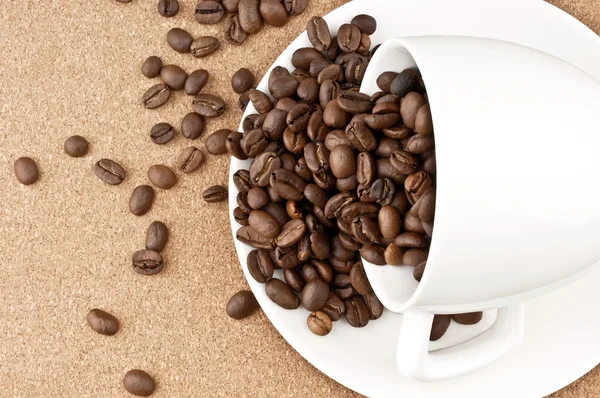 Bestrooid kopje koffie — Stockfoto
