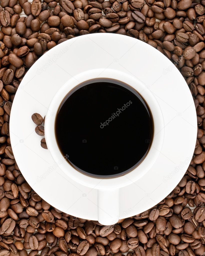 Coffee cup view from top — Stock Photo © seralex #6550505