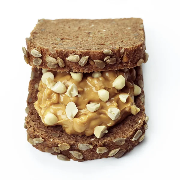 ピーナッツ バターのサンドイッチ — ストック写真