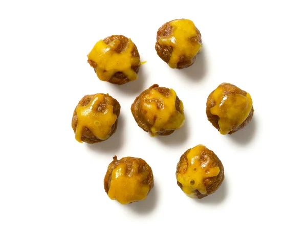 Albóndigas con queso derretido —  Fotos de Stock