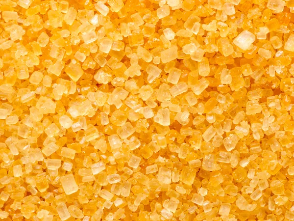 Golden sockerkristaller — Stockfoto