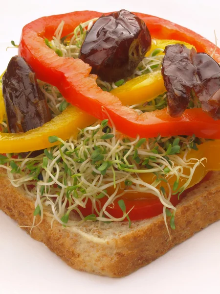 Vegetarisches Sandwich — Stockfoto