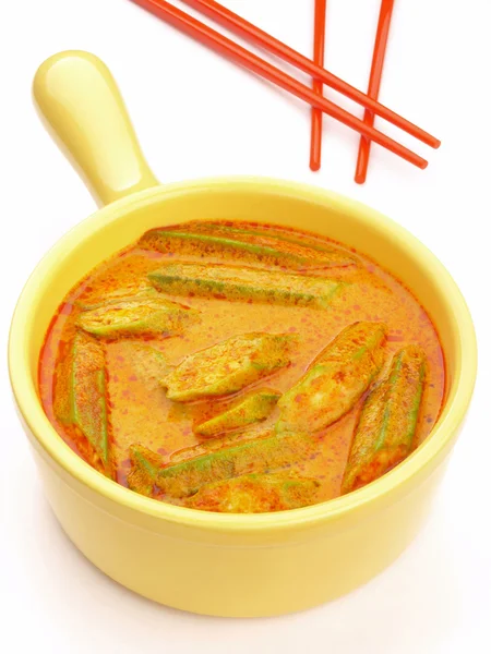 Curry di okra — Foto Stock
