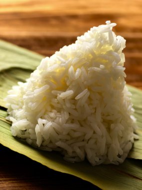 Steamed white rice clipart