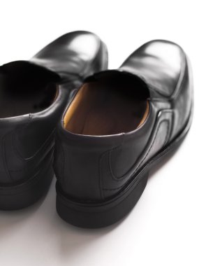 Erkek siyah iş ayakkabıları