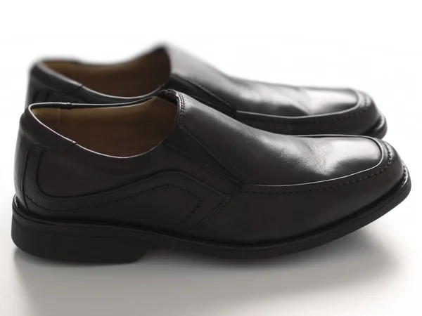 Sapatos de negócios pretos masculinos — Fotografia de Stock