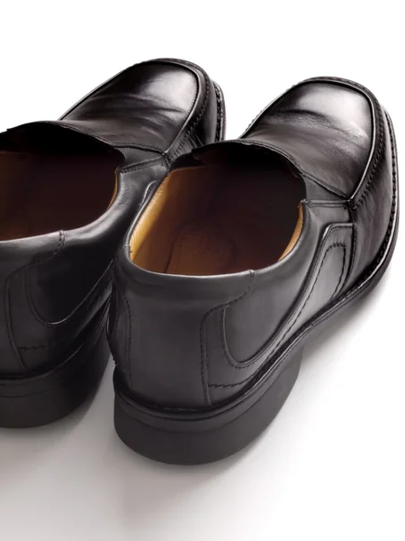 Men's black business shoes — Stock Photo, Image