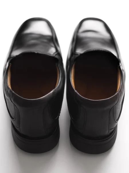 Zapatos de negocios negros para hombre —  Fotos de Stock
