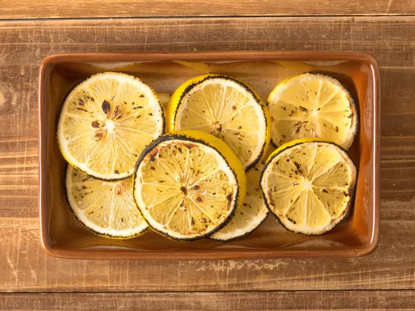 stock image Grilled lemon slices