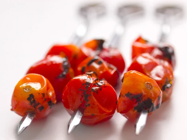 Rostad cherry tomat spett — Stockfoto
