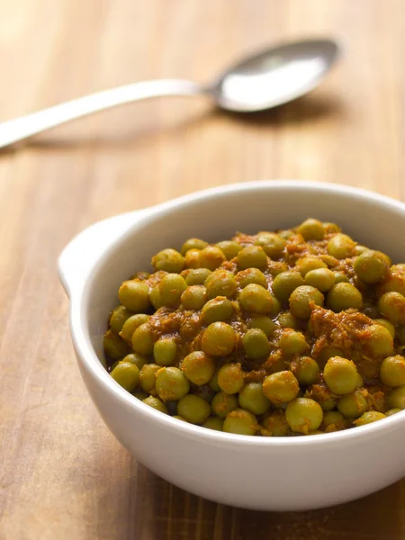 Indian green pea curry — Stock Photo, Image