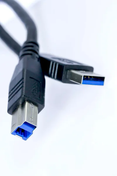 Ends of the cable USB3 — Stock Photo, Image