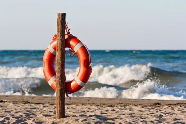 stock image Lifebuoy in the Mediterranean